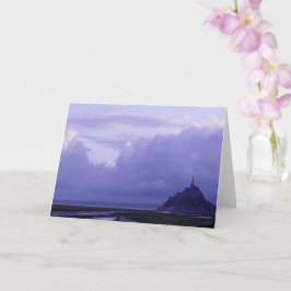 Mont-Saint-Michel Paarse Zonsopgang, Frankrijk - Kaart