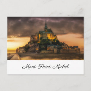 Mont-Saint-Michel-pinture Briefkaart