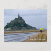 Mont-Saint-Michel Regendag, Normandië, Frankrijk - Briefkaart (Voorkant)