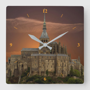 Mont-Saint-Michel Vierkante Klok