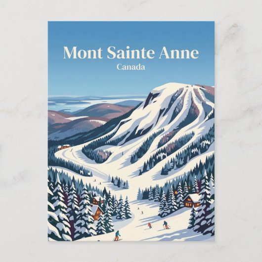 Mont Sainte Anne Canada Briefkaart (Voorkant)