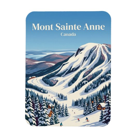 Mont Sainte Anne Canada Magneet (Verticaal)