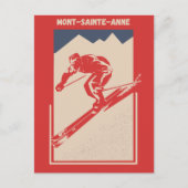 Mont Sainte Anne, Quebec Canada Ski  Briefkaart (Voorkant)