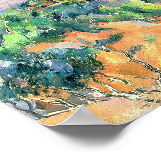 Mont Sainte-Victoire, 1900 Poster (Hoek)