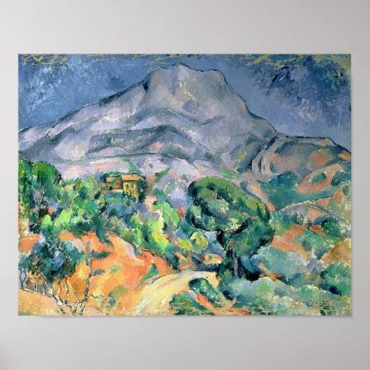 Mont Sainte-Victoire, 1900 Poster (Voorkant)