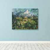 Mont Sainte-Victoire, 1904-05 Canvas Afdruk (Insitu (Houten vloer))