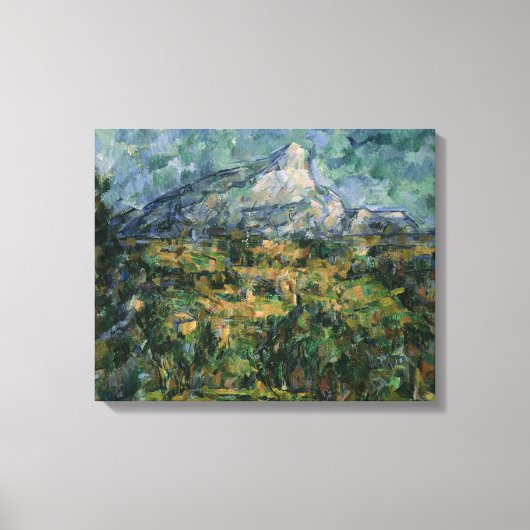 Mont Sainte-Victoire, 1904-05 Canvas Afdruk (Voorkant)