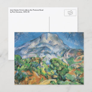 Mont Sainte Victoire Above Tholonet, Paul Cezanne Briefkaart