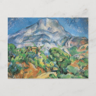 Mont Sainte Victoire Above Tholonet, Paul Cezanne Briefkaart