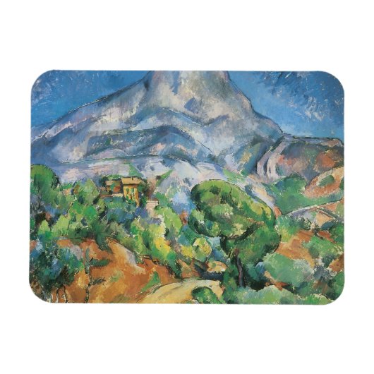 Mont Sainte Victoire Above Tholonet, Paul Cezanne Magneet (Horizontaal)