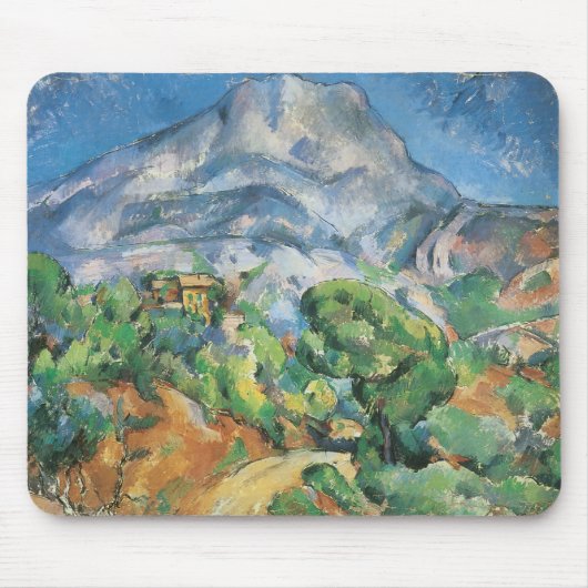 Mont Sainte Victoire Above Tholonet, Paul Cezanne Muismat (Voorkant)