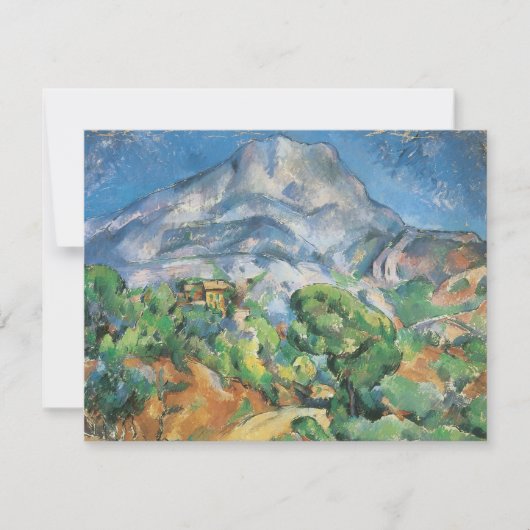 Mont Sainte Victoire boven Tholonet, Paul Cezanne (Voorkant)