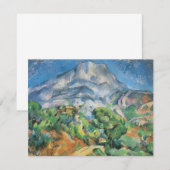 Mont Sainte Victoire boven Tholonet, Paul Cezanne (Voorkant / Achterkant)