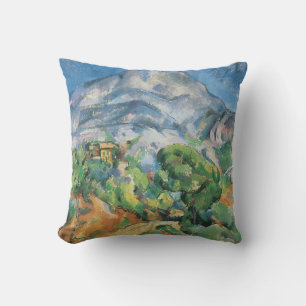 Mont Sainte Victoire boven Tholonet, Paul Cezanne Kussen