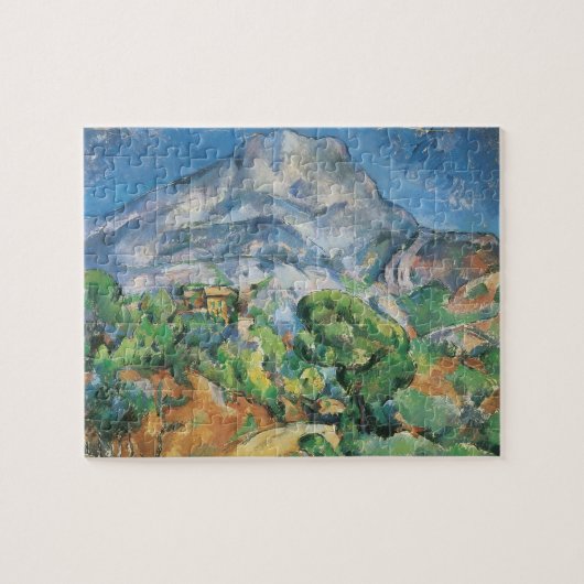 Mont Sainte Victoire boven Tholonet, Paul Cezanne Legpuzzel (Horizontaal)