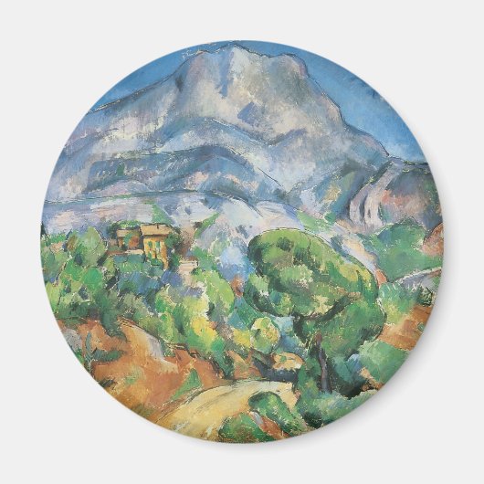 Mont Sainte Victoire boven Tholonet, Paul Cezanne Magneet (Voorkant)