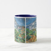 Mont Sainte Victoire boven Tholonet, Paul Cezanne Mok (Midden)