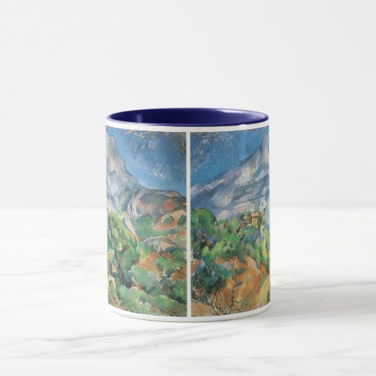 Mont Sainte Victoire boven Tholonet, Paul Cezanne Mok (Midden)