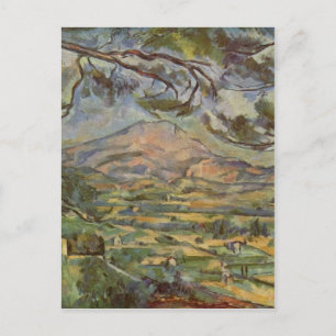 Mont sainte-Victoire door Paul Cézanne Briefkaart