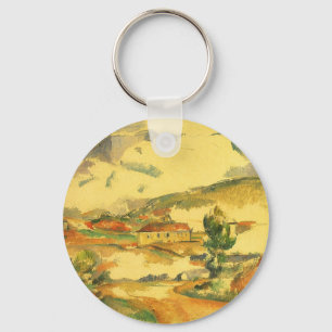 Mont Sainte Victoire door Paul Cezanne, Vintage Ku Sleutelhanger