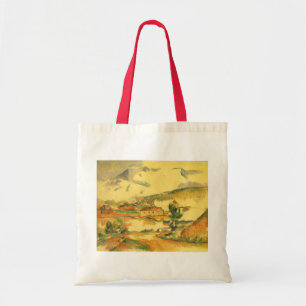 Mont Sainte Victoire door Paul Cezanne, Vintage Ku Tote Bag