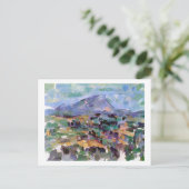 Mont Sainte-Victoire, Paul Cezanne Briefkaart (Staand voorkant)