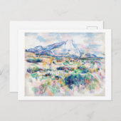 Mont Sainte-Victoire, Paul Cezanne Briefkaart (Voorkant / Achterkant)