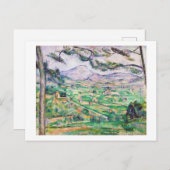 Mont Sainte-Victoire, Paul Cezanne Briefkaart (Voorkant / Achterkant)