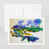 Mont Sainte-Victoire, Paul Cezanne Briefkaart (Voorkant / Achterkant)