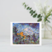 Mont Sainte-Victoire, Paul Cezanne Briefkaart (Staand voorkant)