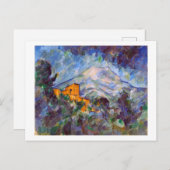 Mont Sainte-Victoire, Paul Cezanne Briefkaart (Voorkant / Achterkant)