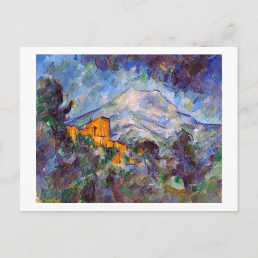 Mont Sainte-Victoire, Paul Cezanne Briefkaart (Voorkant)