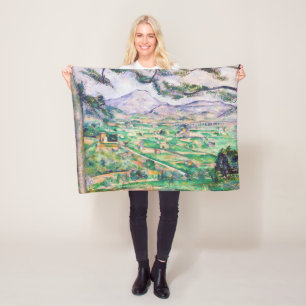 Mont Sainte-Victoire, Paul Cezanne Fleece Deken