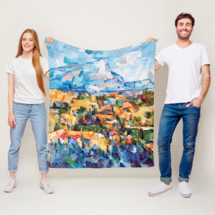 Mont Sainte-Victoire, Paul Cezanne Fleece Deken