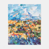 Mont Sainte-Victoire, Paul Cezanne Fleece Deken (Voorkant)