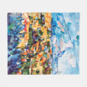 Mont Sainte-Victoire, Paul Cezanne Fleece Deken (Voorkant (Horizontaal))