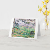 Mont Sainte-Victoire, Paul Cezanne Kaart (Gele Bloem)