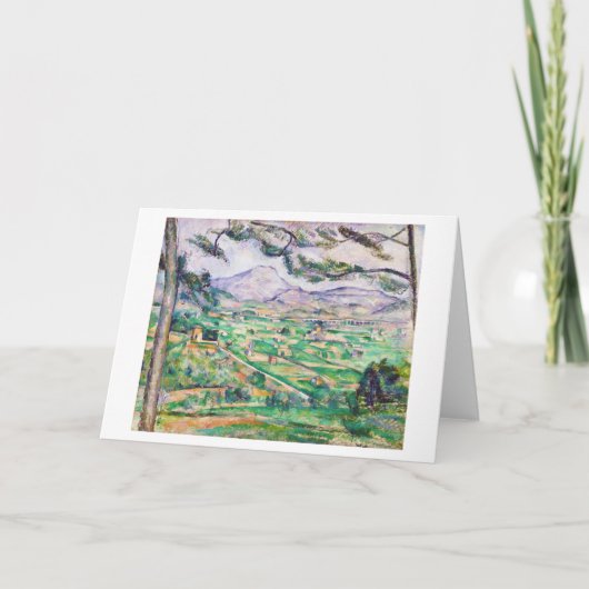 Mont Sainte-Victoire, Paul Cezanne Kaart (Voorkant)