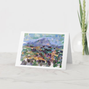 Mont Sainte-Victoire, Paul Cezanne Kaart