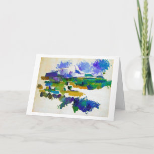 Mont Sainte-Victoire, Paul Cezanne Kaart