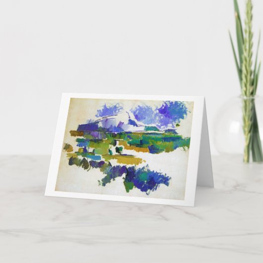 Mont Sainte-Victoire, Paul Cezanne Kaart (Voorkant)