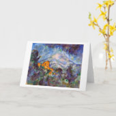 Mont Sainte-Victoire, Paul Cezanne Kaart (Gele Bloem)