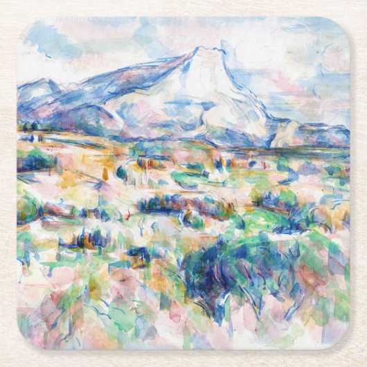 Mont Sainte-Victoire, Paul Cezanne Kartonnen Onderzetters (Voorkant)