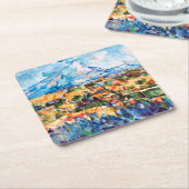 Mont Sainte-Victoire, Paul Cezanne Kartonnen Onderzetters (Schuin)