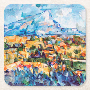 Mont Sainte-Victoire, Paul Cezanne Kartonnen Onderzetters