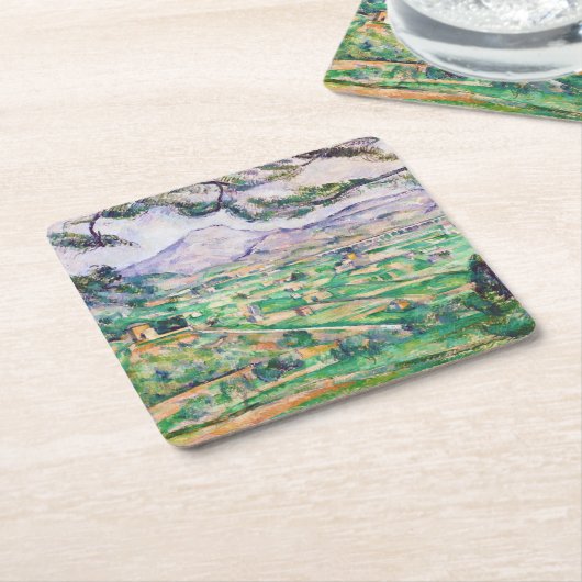 Mont Sainte-Victoire, Paul Cezanne Kartonnen Onderzetters (Schuin)