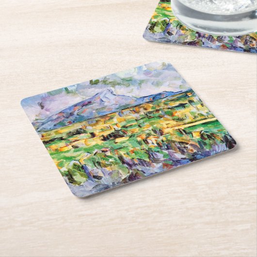 Mont Sainte-Victoire, Paul Cezanne Kartonnen Onderzetters (Schuin)