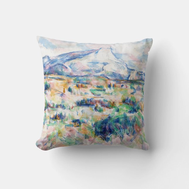 Mont Sainte-Victoire, Paul Cezanne Kussen (Voorkant)