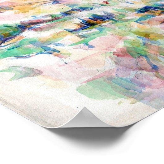 Mont Sainte-Victoire, Paul Cezanne Poster (Hoek)