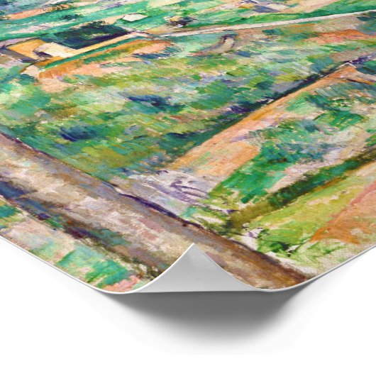 Mont Sainte-Victoire, Paul Cezanne Poster (Hoek)